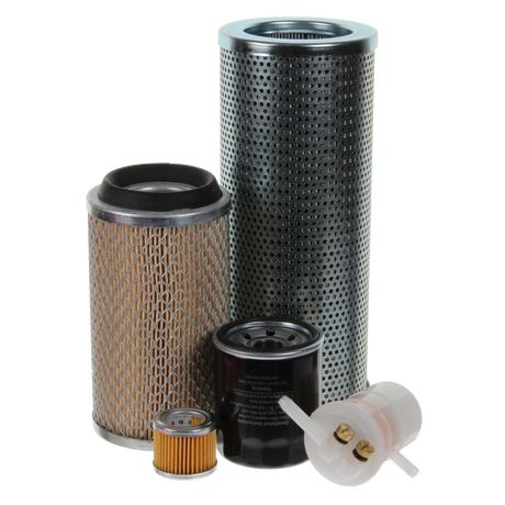 Filter Service Kit for Pel Job LS 386 Mini Excavator | Engine: Mitsubishi