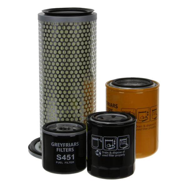 Filter Service Kit for Ransomes HIGHWAY 213 Lawnmower | Engine: Kubota D 1105 B (28HP/20KW)
