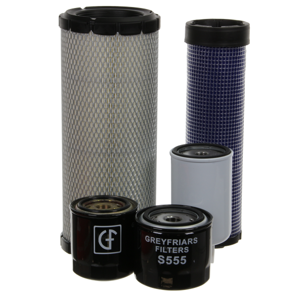 Filter Service Kit for Ransomes MP 493 Lawnmower | Engine: Kubota V2403