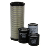 Filter Service Kit for Ransomes PARKWAY 2250 Lawnmower | Engine: Kubota V 1505 B (38HP/27KW)