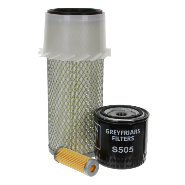 Filter Service Kit for Ransomes T 51 D Lawnmower | Engine: Kubota V 22038 (50HP/37KW)