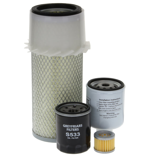 Filter Service Kit for Toro GROUNDMASTER 220 D Lawnmower | Engine: Mitsubishi L 3 C