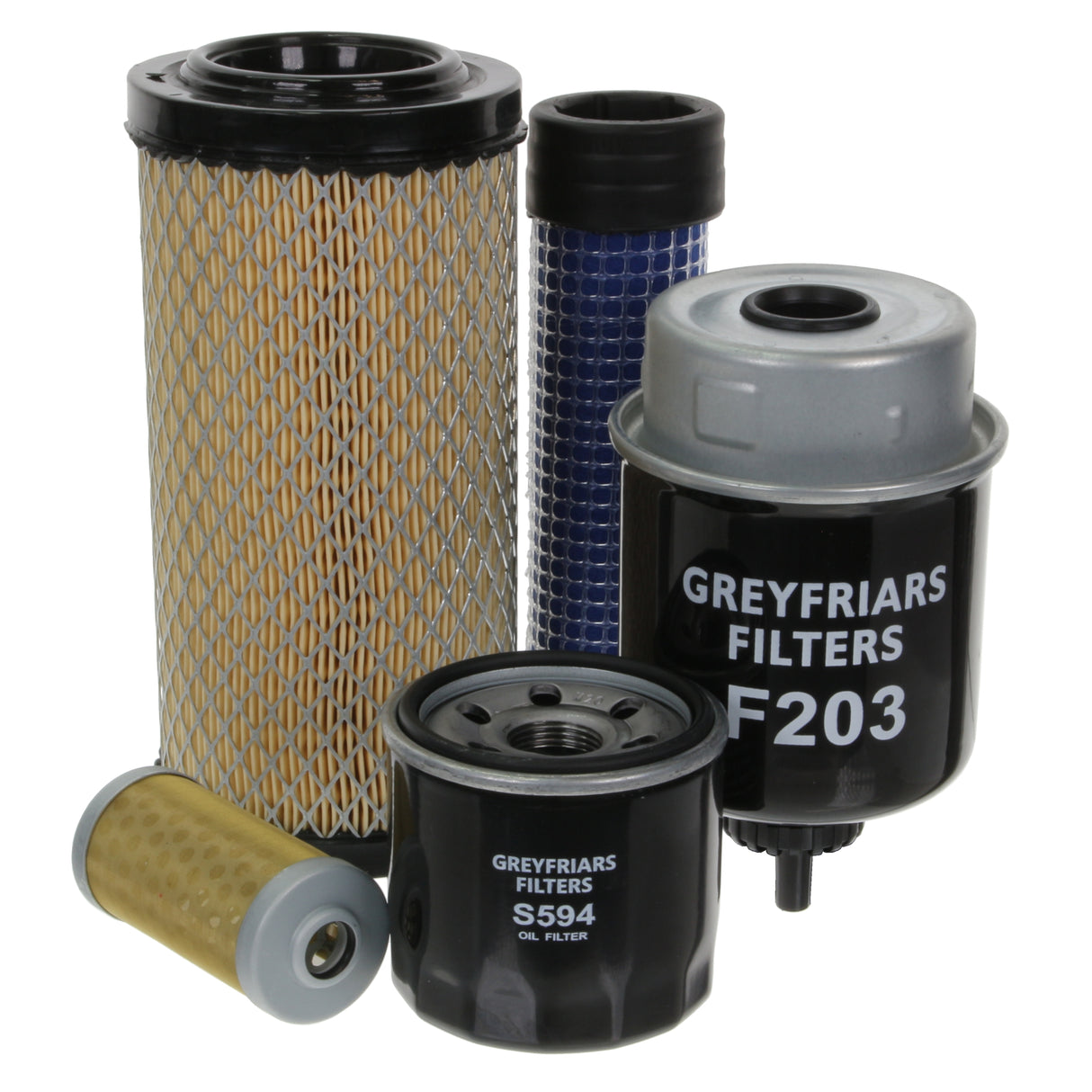 Filter Service Kit for Wacker ET 24 Mini Excavator | Engine: Yanmar 3TNV76-SNS | Years: 1/2012 Onwards