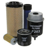 Filter Service Kit for Wacker EZ 17 Mini Excavator | Engine: Yanmar E13-01 | Years: 7/2013 Onwards