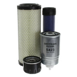 Filter Service Kit for Wacker RT 82 SC 2 Roller | Engine: Lombardini LDW/KDW 1003 | Years: 1/2011 Onwards