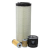 Filter Service Kit for Yanmar VIO 25 CR Mini Excavator | Engine: Yanmar 3TNV76 Diesel (20HP/15KW) | Years: 01/2006 Onwards thumbnail 1