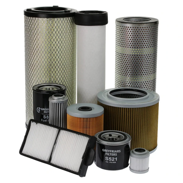 Filter Service Kit for Yanmar VIO 80-1 A Mini Excavator | Engine: Yanmar 4TNV98C-WBV Diesel | Years: 01/2014 Onwards