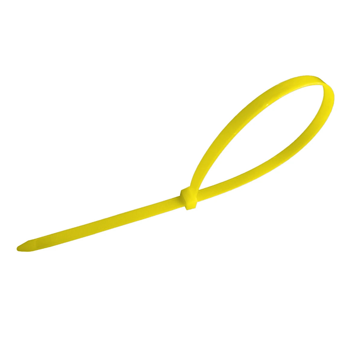 Nylon Cable Tie 8" YELLOW 100pcs per bag