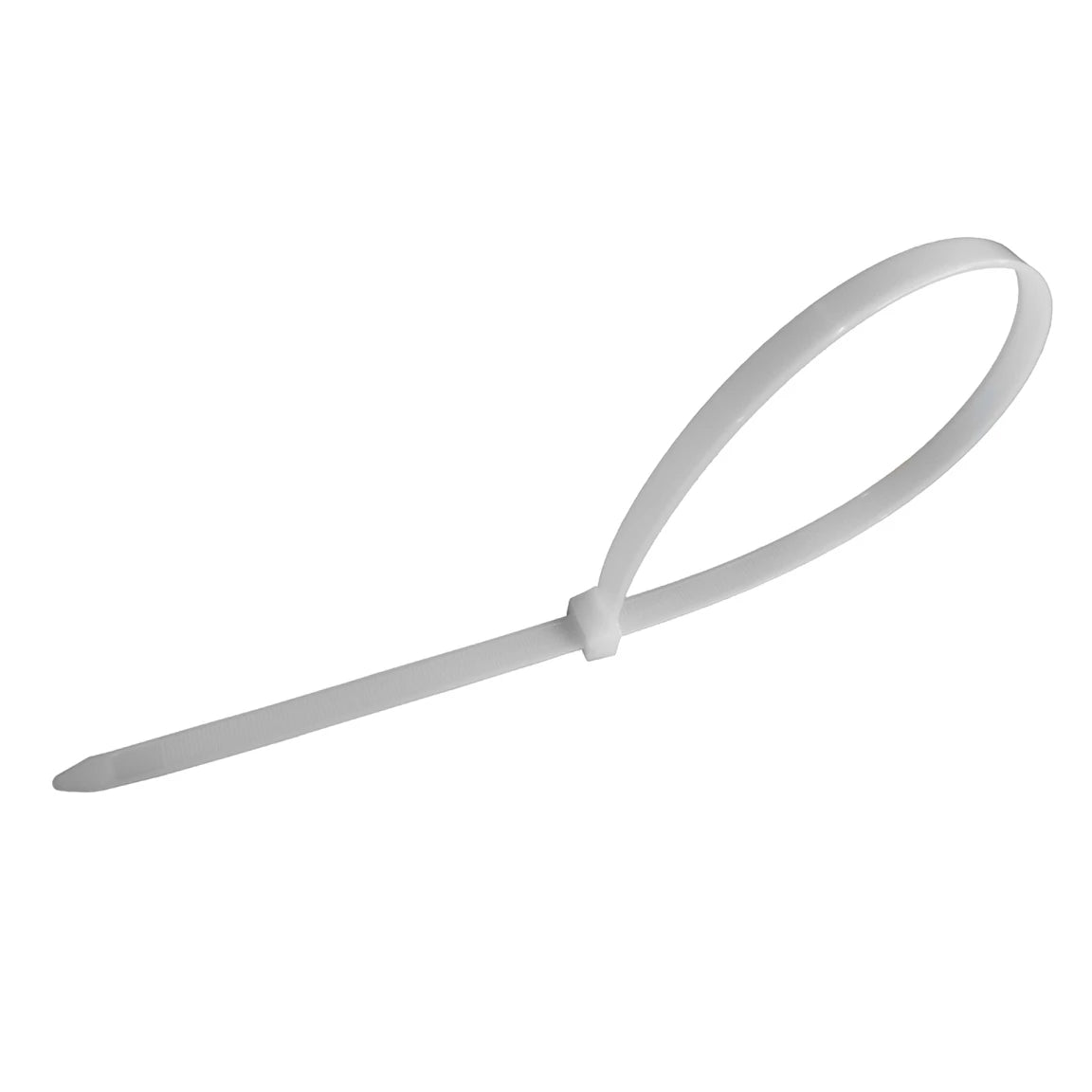 370mm x 4.8mm Cable Tie White Qty 100