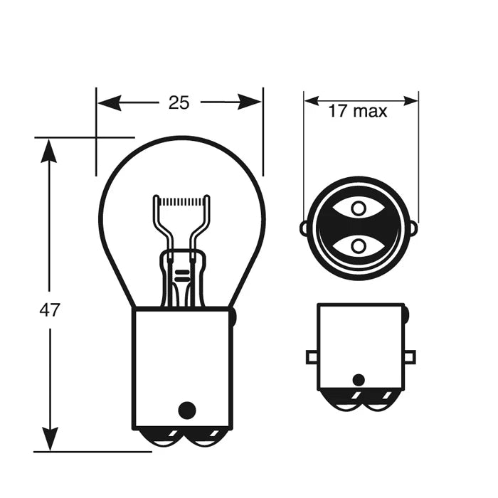 12V 21W SBC Bulb