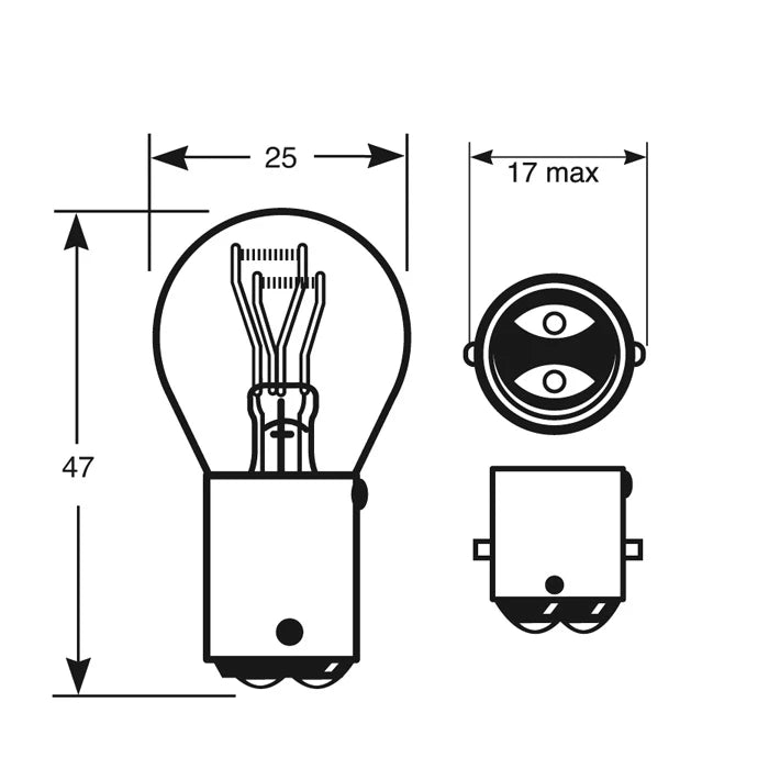 12V 21/5W SBC Bulb