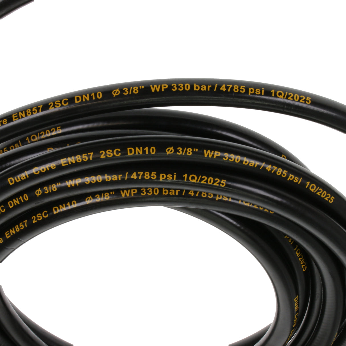 10 M High Pressure Dual Core Pressure Washer Hose 400bar 3/8" M-F
