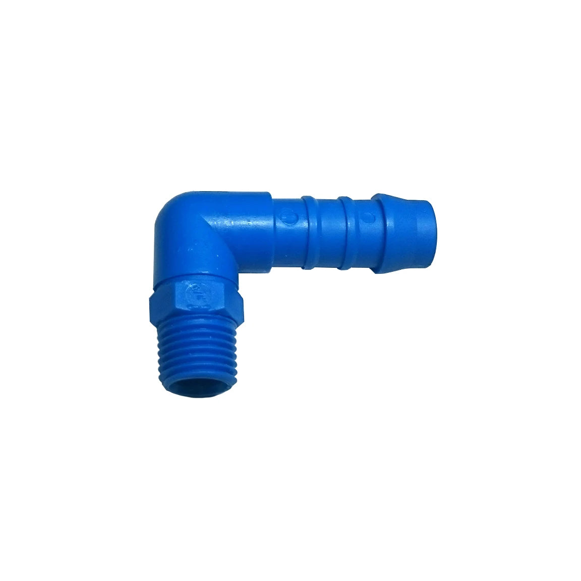 1/4" TO 1/2" PLASTIC 90 DEGREE HOSE TAILS