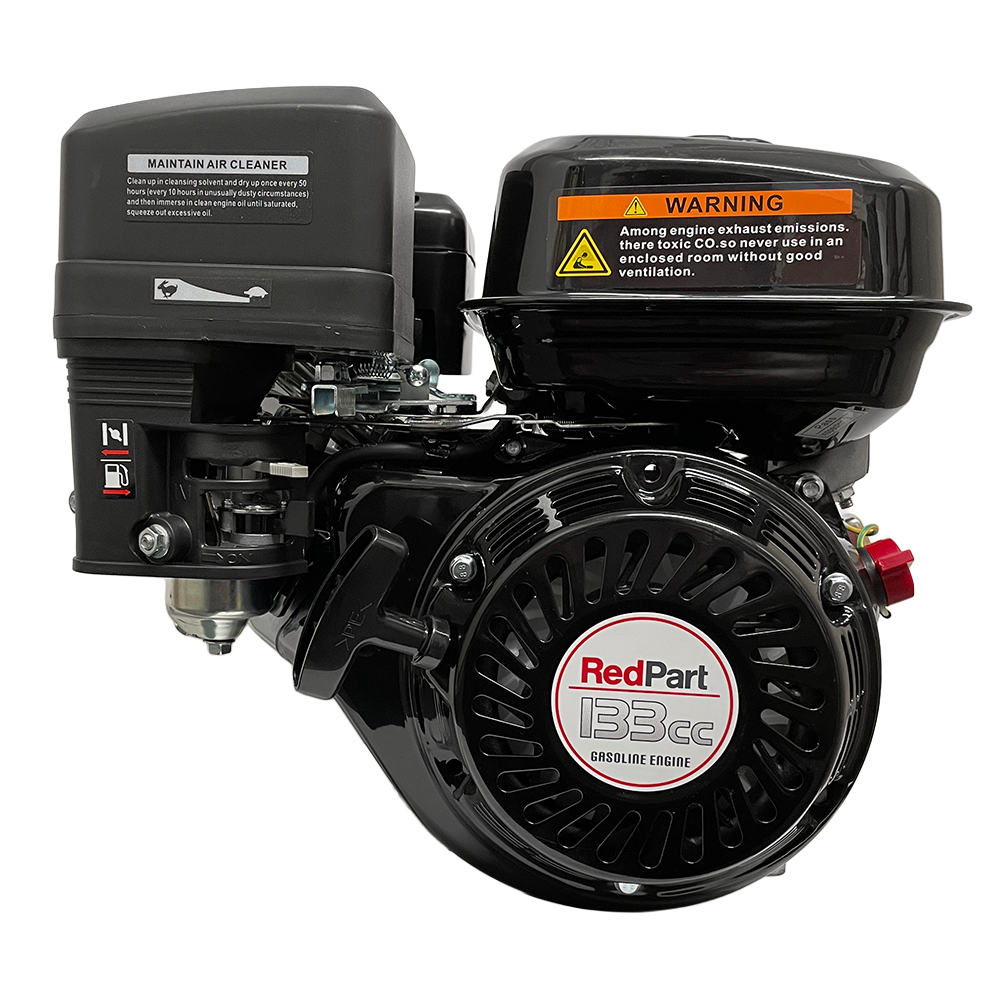 RedPart G120 Engine, 3.5HP - 4.0HP, 3/4" (19mm) Parallel Shaft, Recoil Start