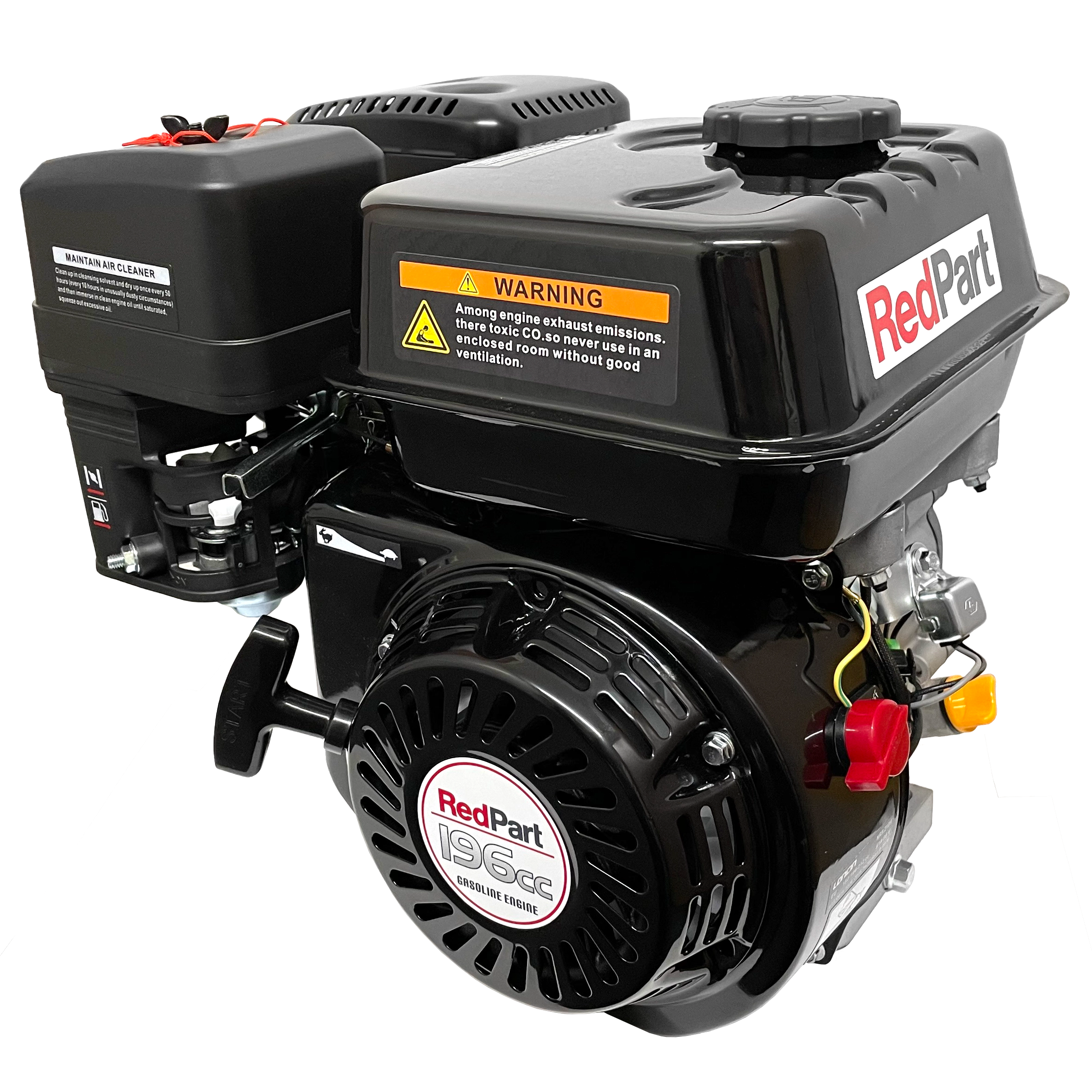 RedPart RP200F-P5 Engine 5.5HP - 6.5HP | Replaces Honda GX160 & GX200 ...