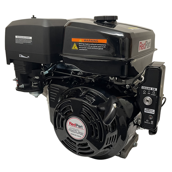 RedPart RP420F-EP5 Engine 12.0HP - 15.0HP | Replaces Honda GX390 | 1" (25.4mm) Parallel Shaft | Electric Start