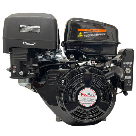 RedPart G420 Engine, 12.0HP - 15.0HP, 1" (25.4mm) Parallel Shaft, Electric Start