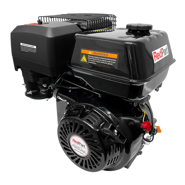 RedPart RP420F-P5 Engine 12HP - 15HP | Replaces Honda GX390 | 1" (25.4mm) Parallel Shaft | Recoil Start