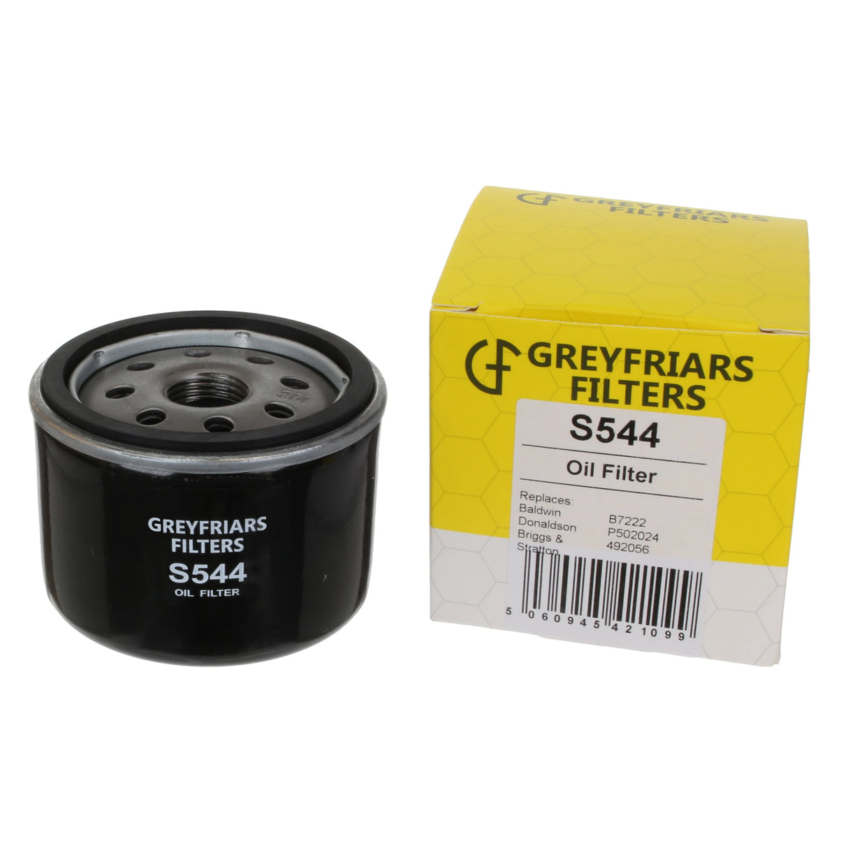 Oil Filter fits Briggs & Stratton 104700 261700 303700 (Replaces B&S 842921, 492932, 492056, Tecumseh 36563, Kawasaki 49065-7007)