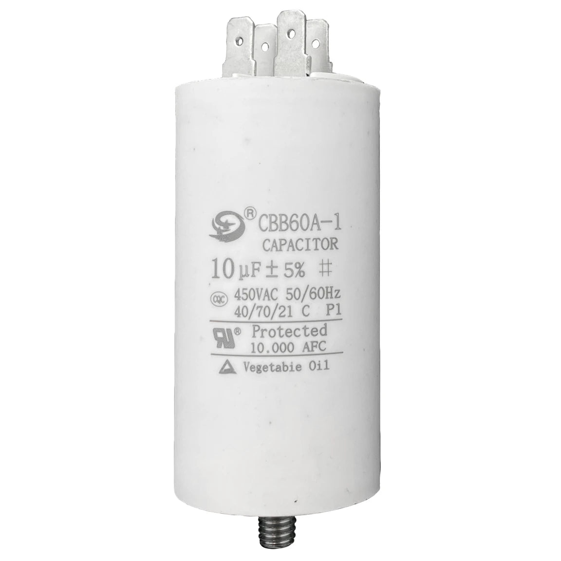 10UF CBB60 Electric Motor Capacitor 50/60Hz