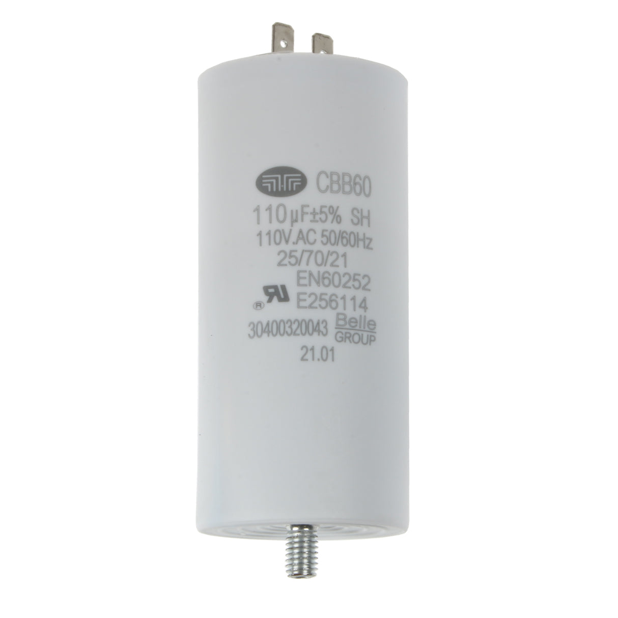 110UF 110V Capacitor fits Belle Mini Mix 150 Cement Mixer Replaces 70/0136 (July 1999+)