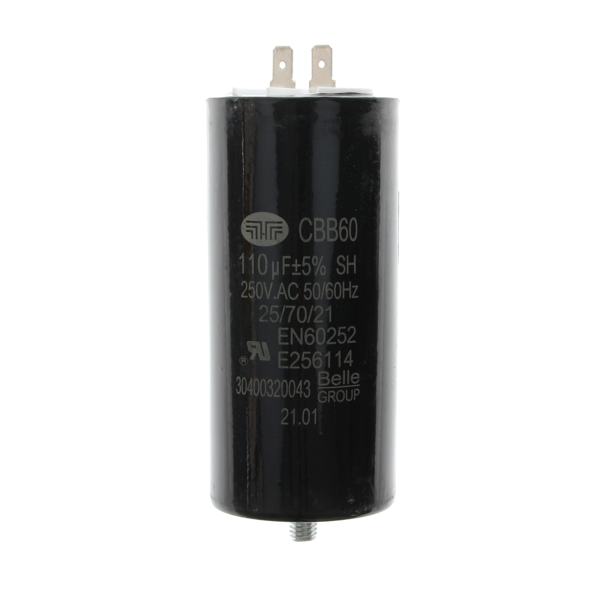 110UF 110V Capacitor fits Belle Mini Mix 150 Cement Mixer Replaces 70/0136 (July 1999+)