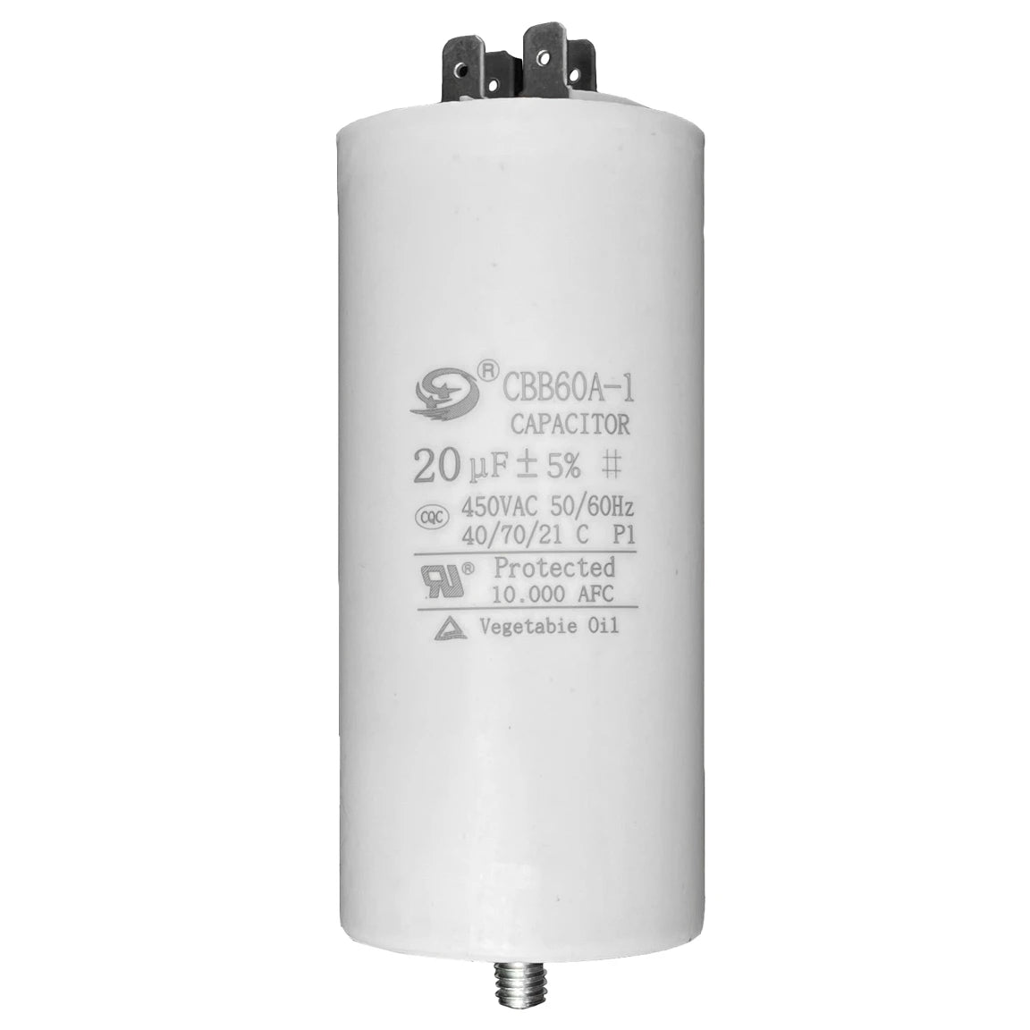 20UF CBB60 Electric Motor Capacitor 50/60Hz