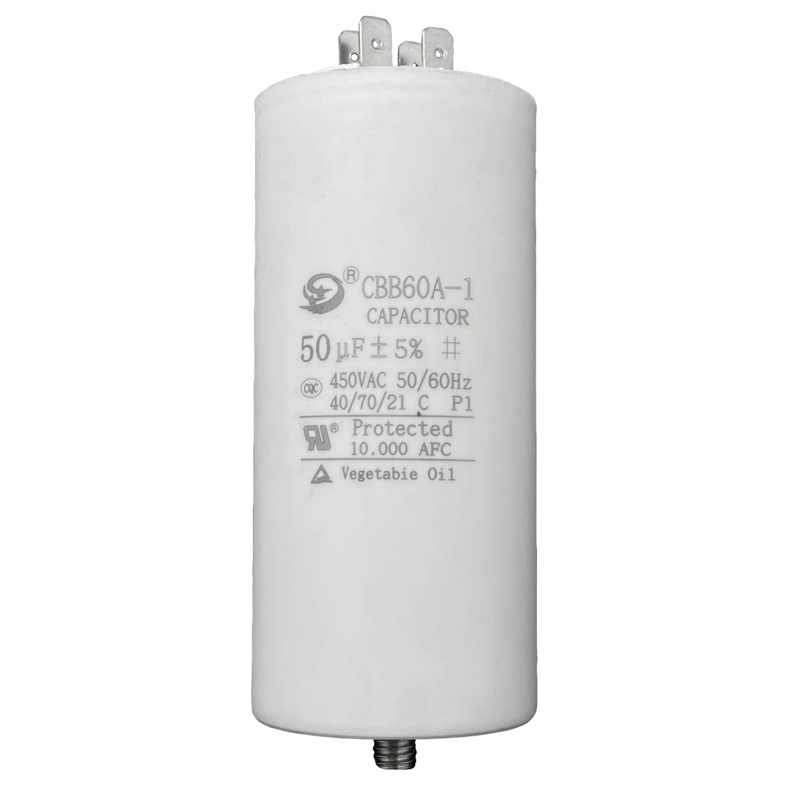 50UF CBB60 Electric Motor Capacitor 50/60Hz