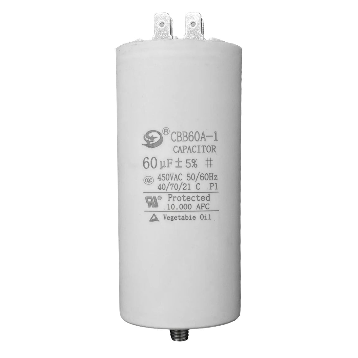 60UF CBB60 Electric Motor Capacitor 50/60Hz