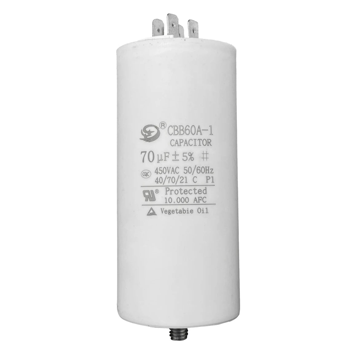 70UF CBB60 Electric Motor Capacitor 50/60Hz