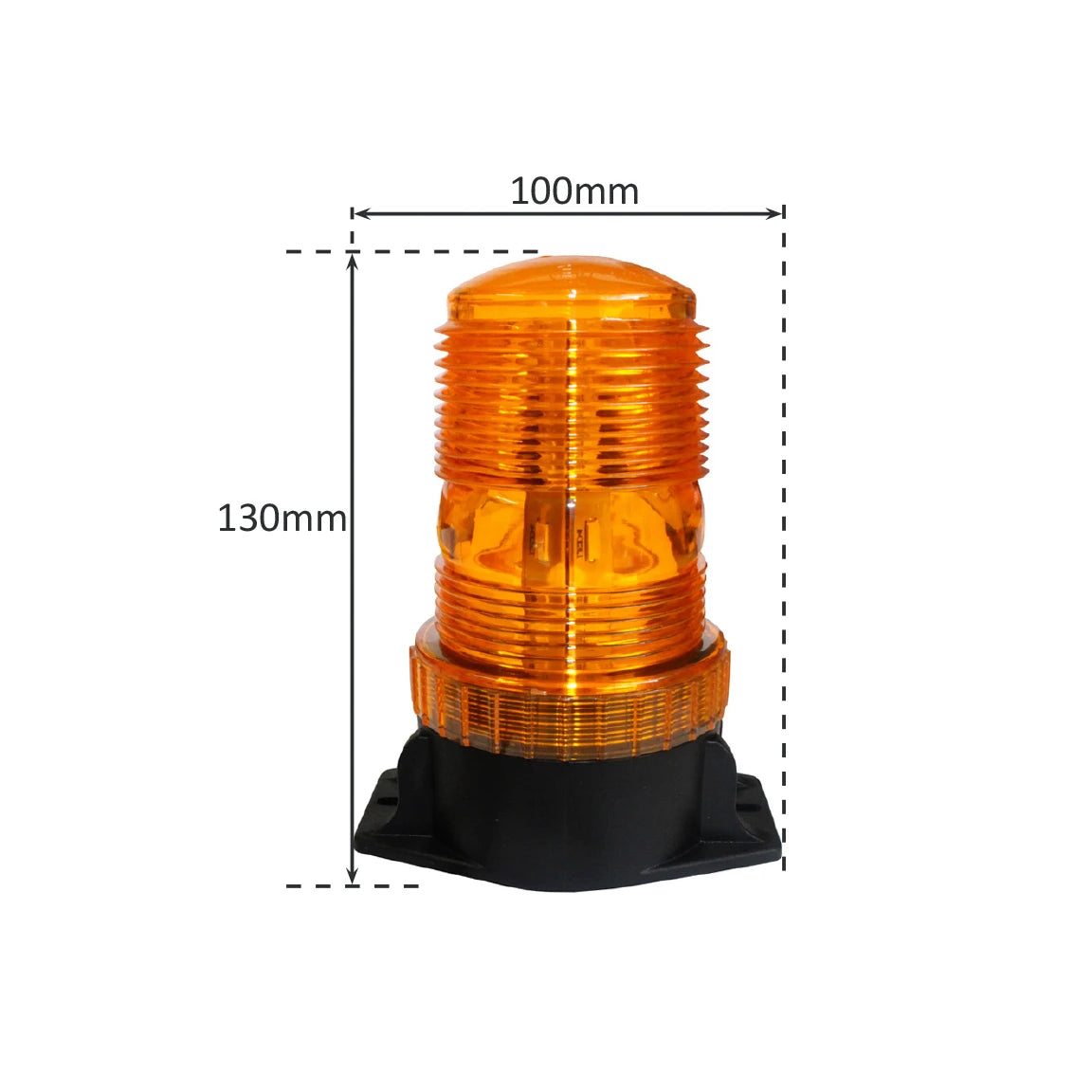 VisionRed 12V 24V Compact Amber LED Beacon for Work Platforms Forklift