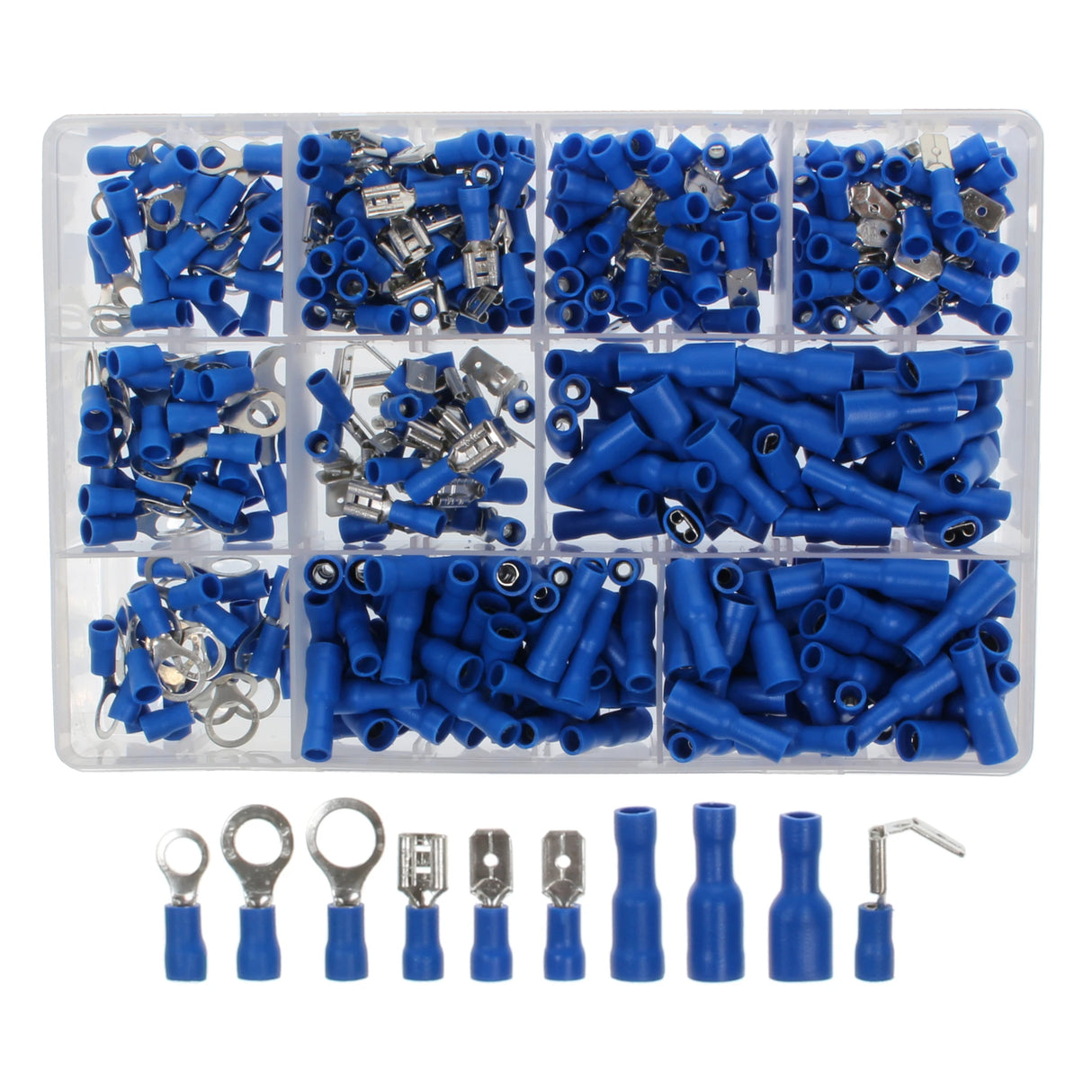 Assorted Blue Terminals (Qty 400)