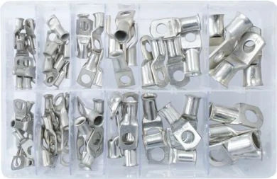 Assorted Copper Tube Terminals 10-70mm (Qty 78)