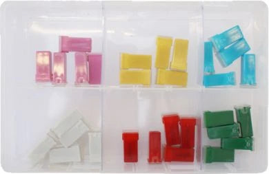 Assorted JCASE Type Fuses (Qty 30)