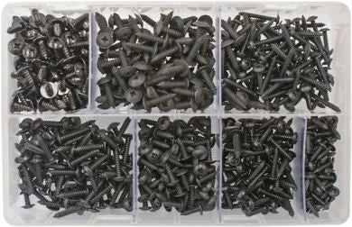 Assorted Self-Tapping Screws (Qty 700)