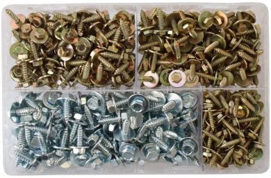 Assorted Hex Head Acme Screws (Qty 400)