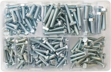 Assorted BZP Setscrews (Qty 200) (3/16" - 3/8" UNF)