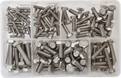 Assorted Stainless Steel Setscrews (Qty 120)