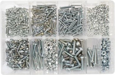 Assorted BA Screws and Nuts (500pcs)