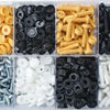 Number Plate Screws (Flip Top + Bolt Types) (300 Pairs) thumbnail 1
