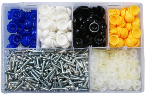 Number Plate Screws (Dome Type) (350 Pairs)