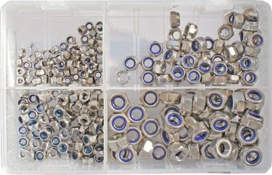 Stainless Steel Nylon Insert Nuts M5-M10 (Qty 250)