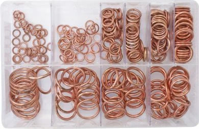 Copper Compression Washers (6-26mm) (Qty 250)