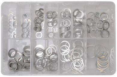 Assorted Aluminium Washers (M6-M22) (Qty 260)