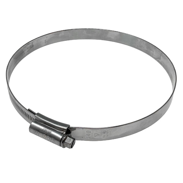 110 - 140mm Stainless Steel Hose Clip