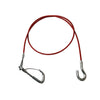 Trailer Breakaway Safety Cable - 1M with Hook and Cable Cover thumbnail 1