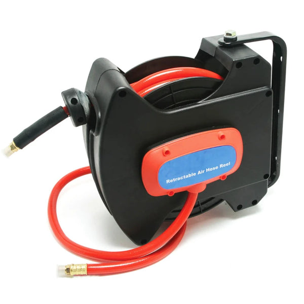 10m Retractable Heavy Duty Air Hose Wall Mountable. Hose: 3/8