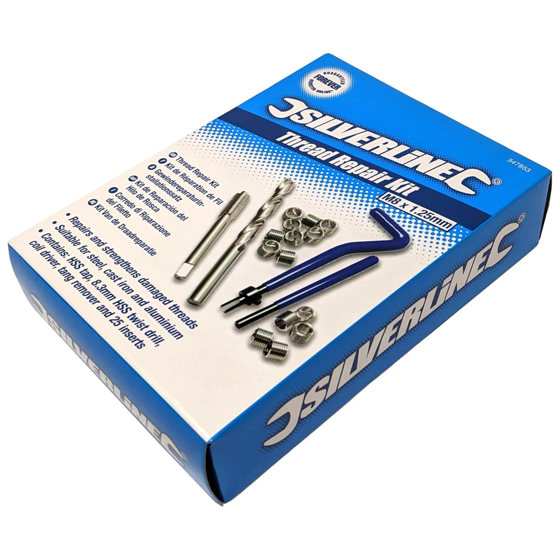 Thread Repair Kit Helicoil Type (M8 x 1.25mm)