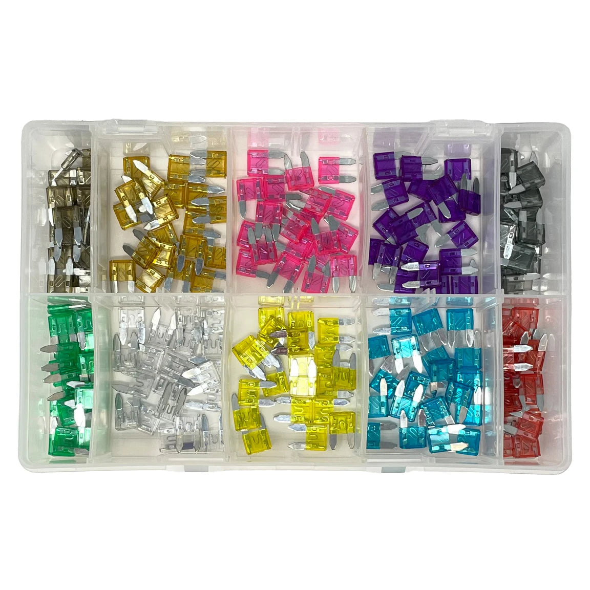 Assorted Mini Blade Fuses 2-30A 200pc