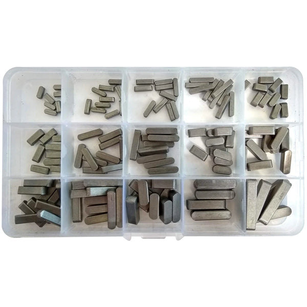 Assortment Kit for Round Ended Drive Shaft Parallel Keys (Qty 140)